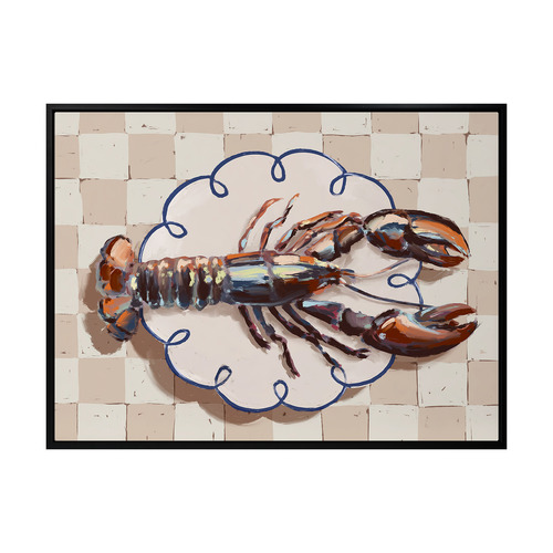 Alfresco Dinner Red Printed Wall Art