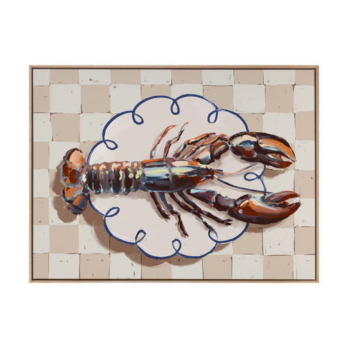 Alfresco Dinner Red Printed Wall Art