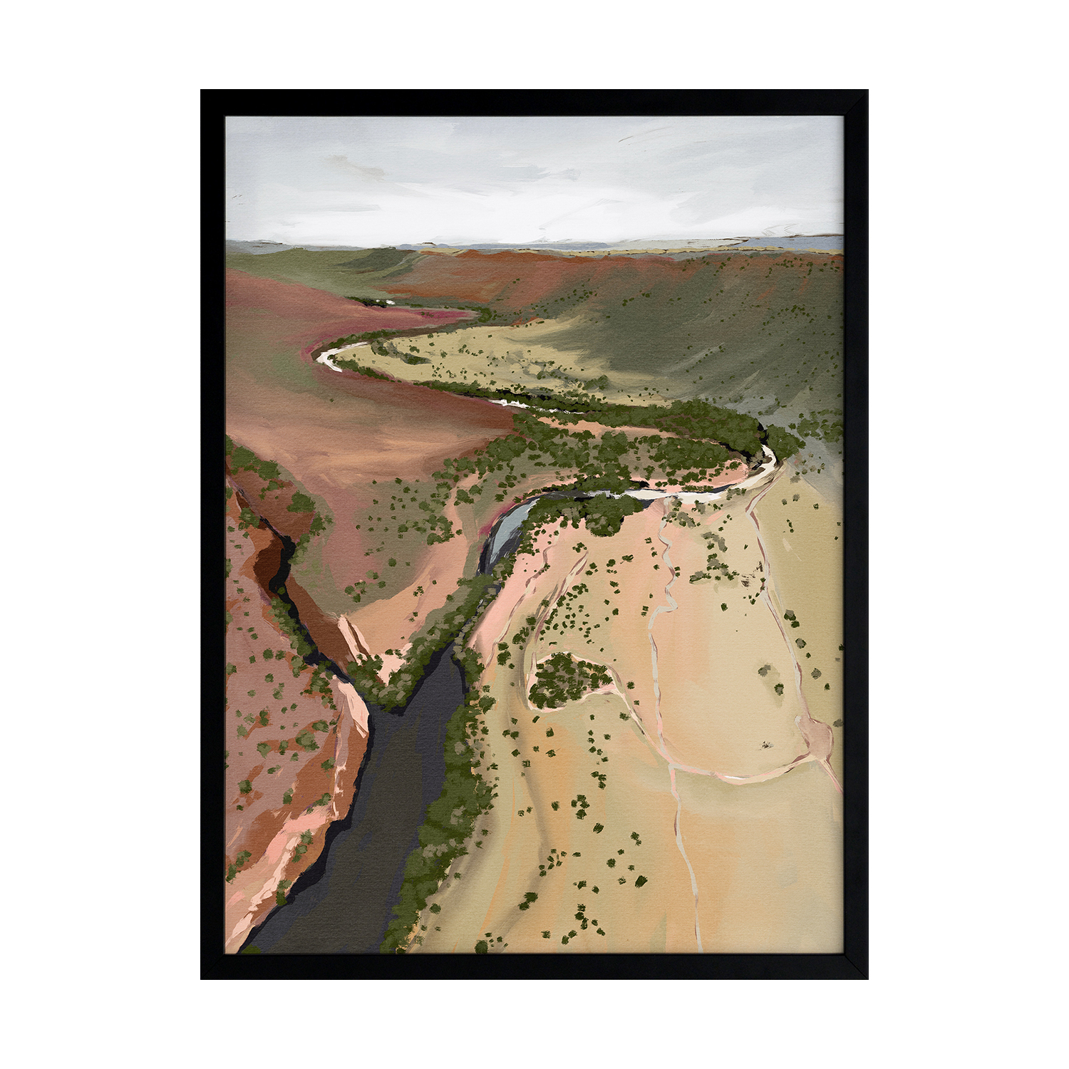 Where The River Runs Printed Wall Art