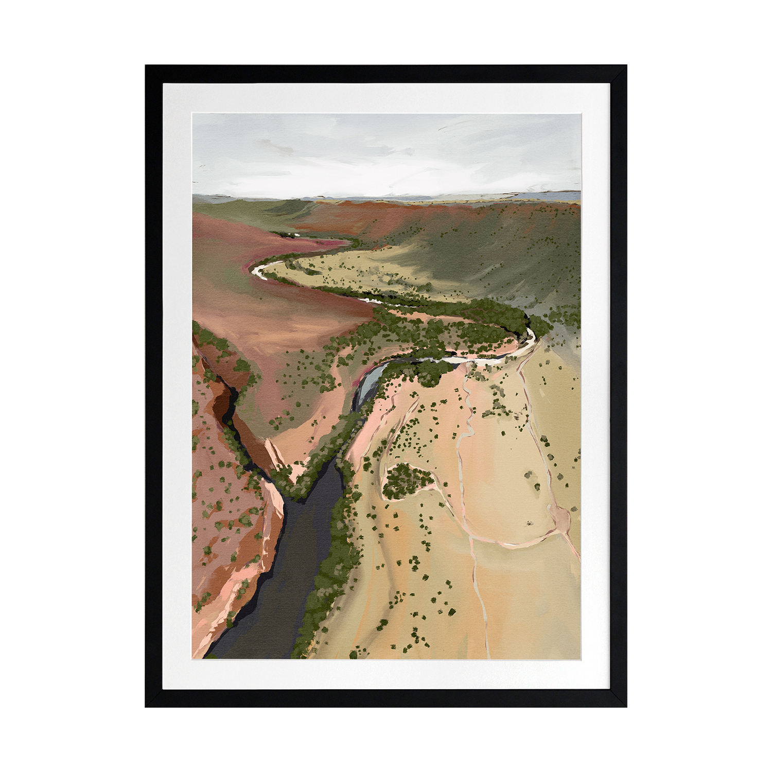Where The River Runs Printed Wall Art