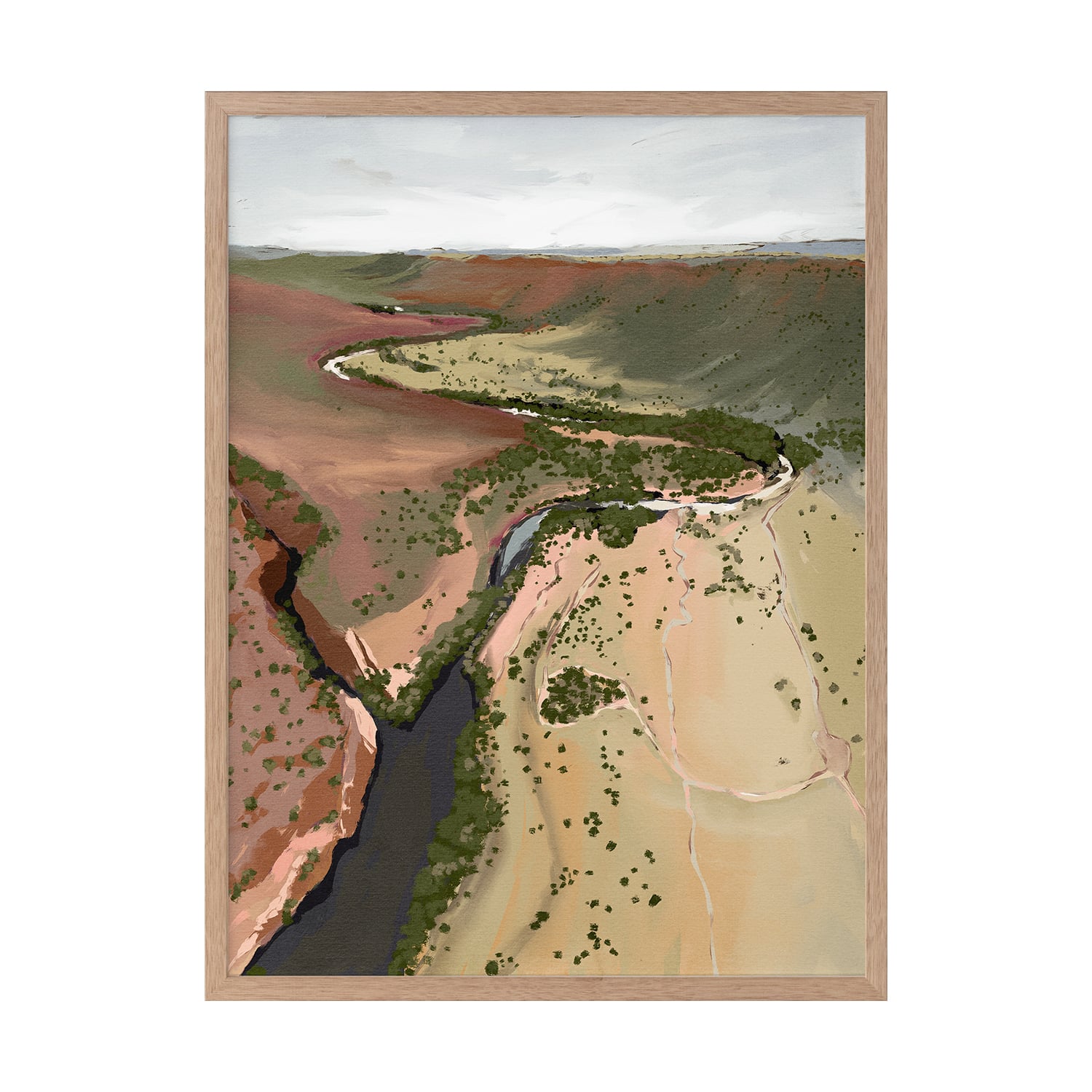 Where The River Runs Printed Wall Art