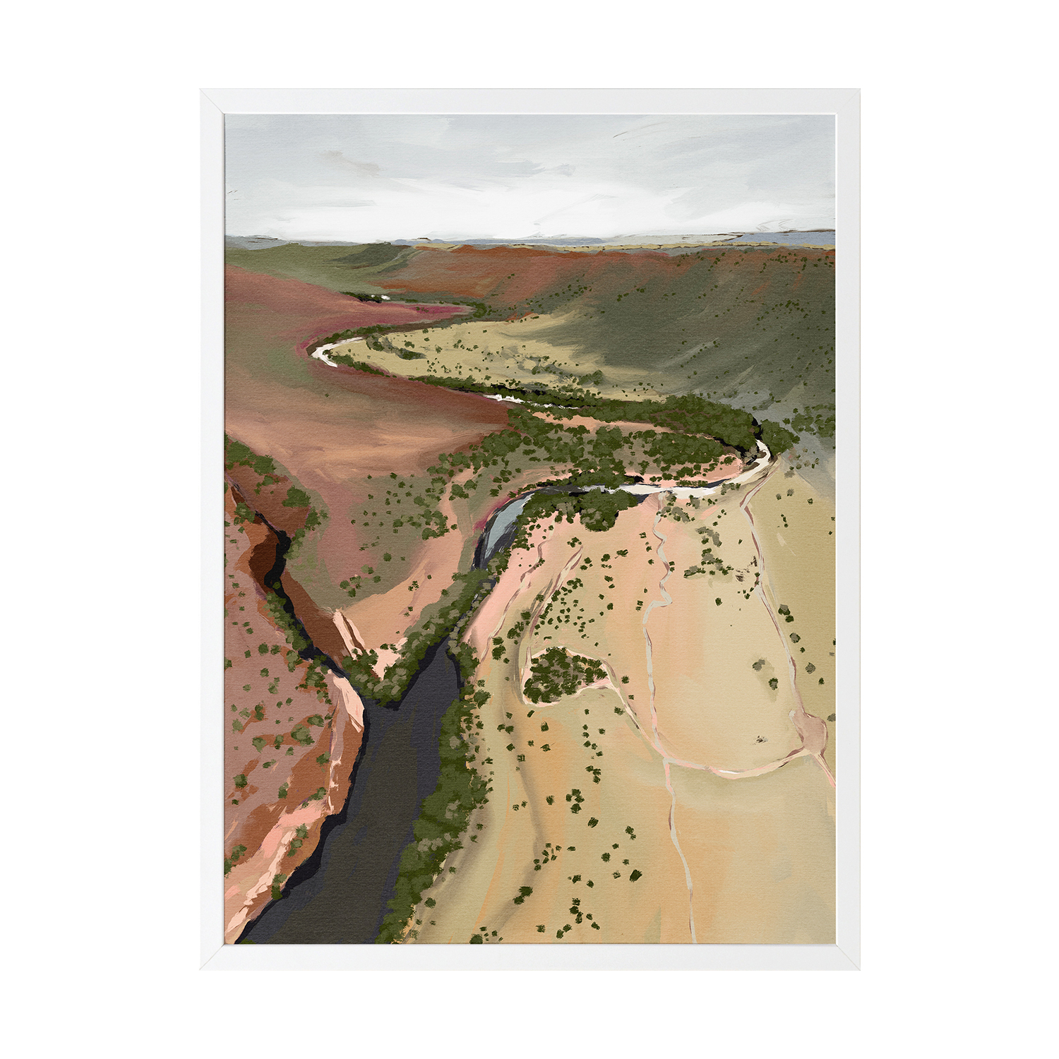 Where The River Runs Printed Wall Art