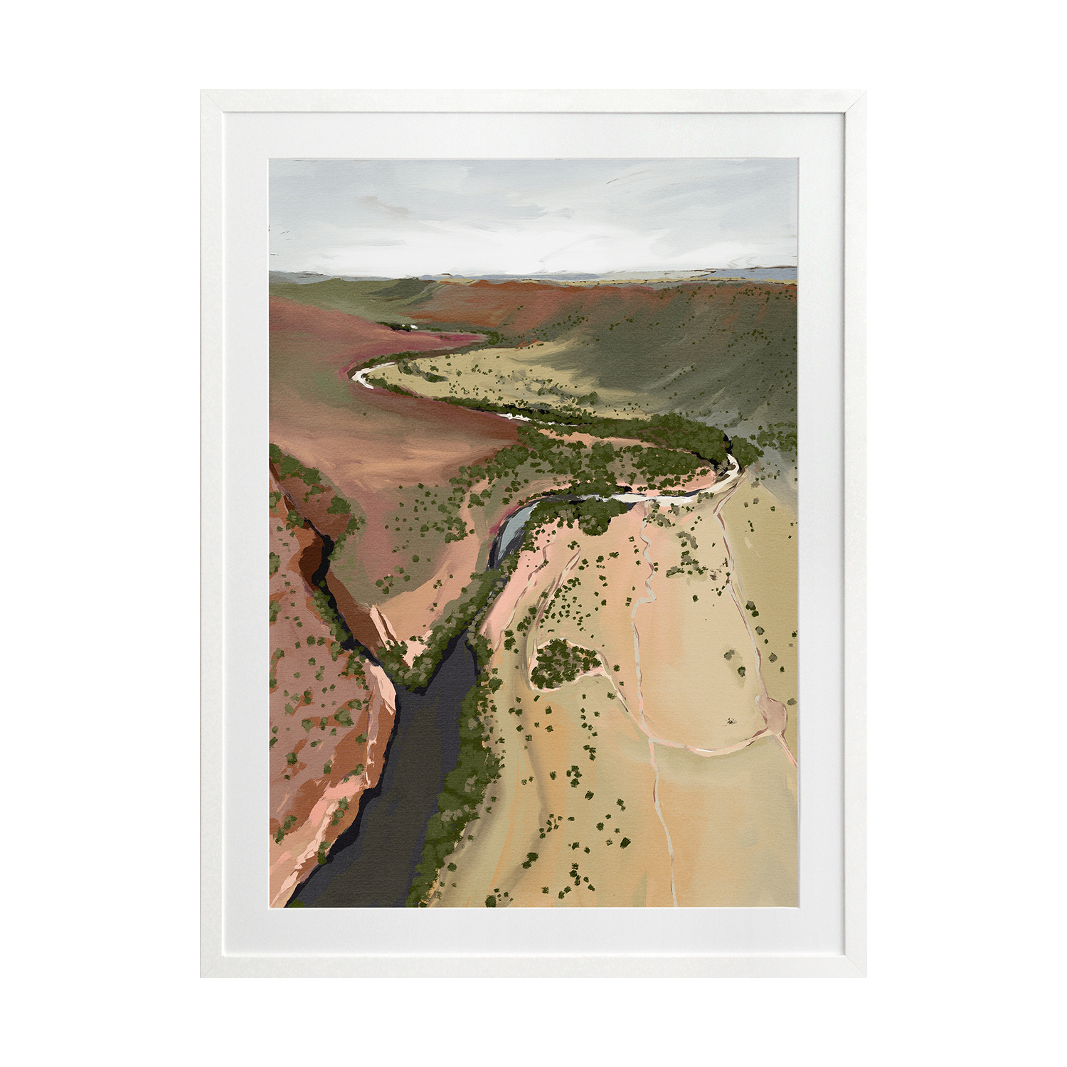 Where The River Runs Printed Wall Art