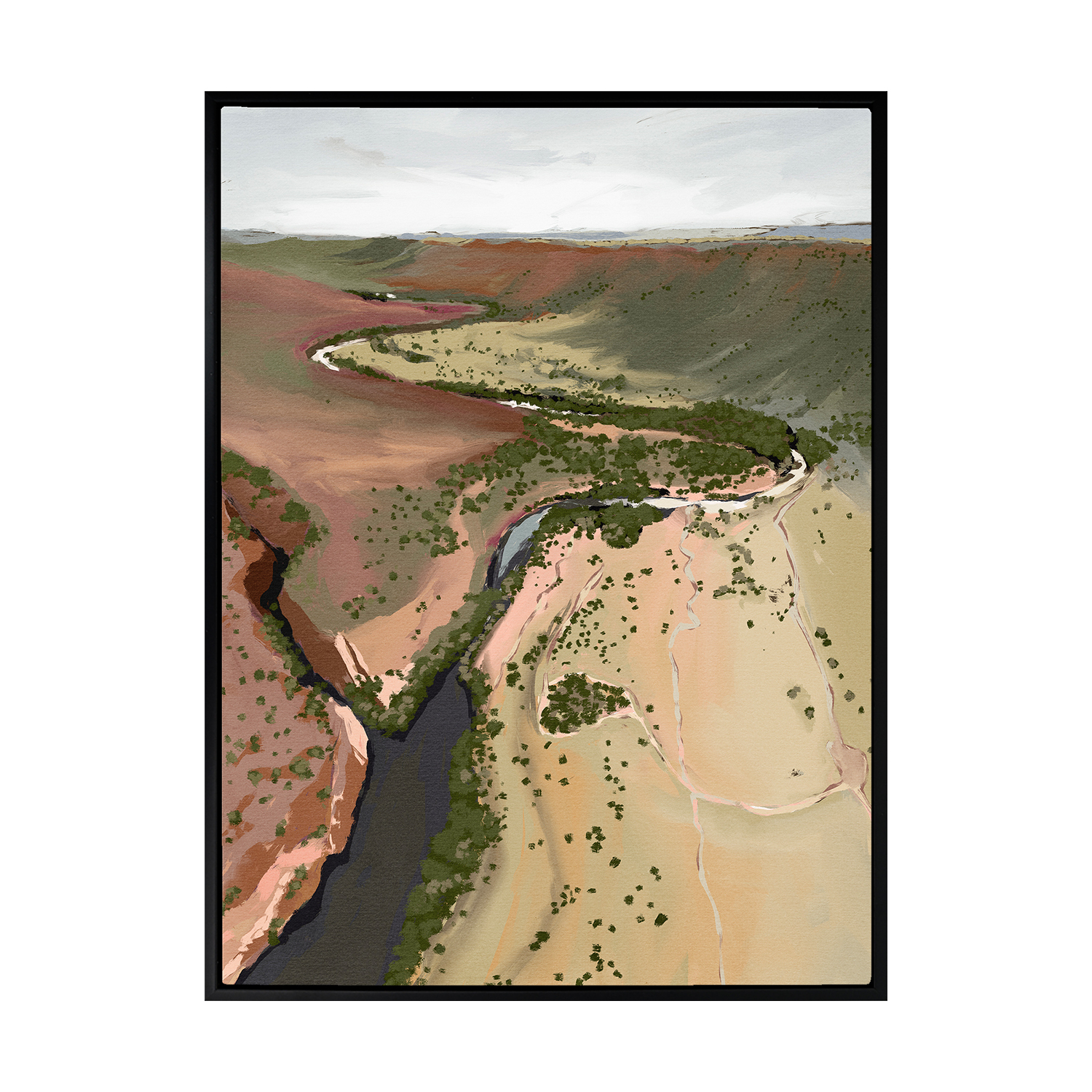 Where The River Runs Printed Wall Art