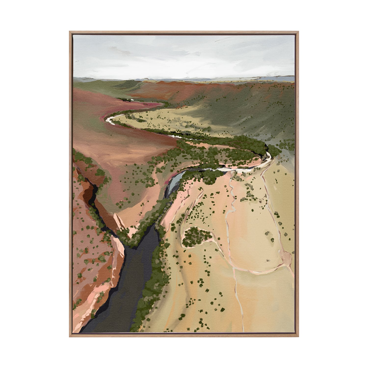 Where The River Runs Printed Wall Art