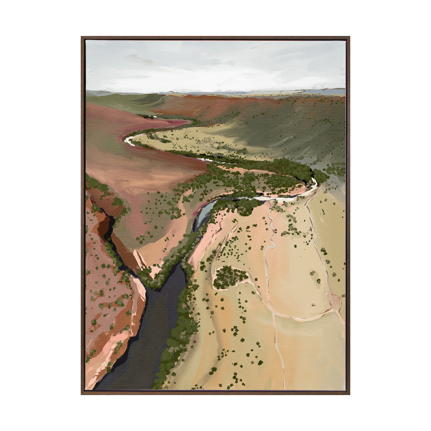 Where The River Runs Printed Wall Art
