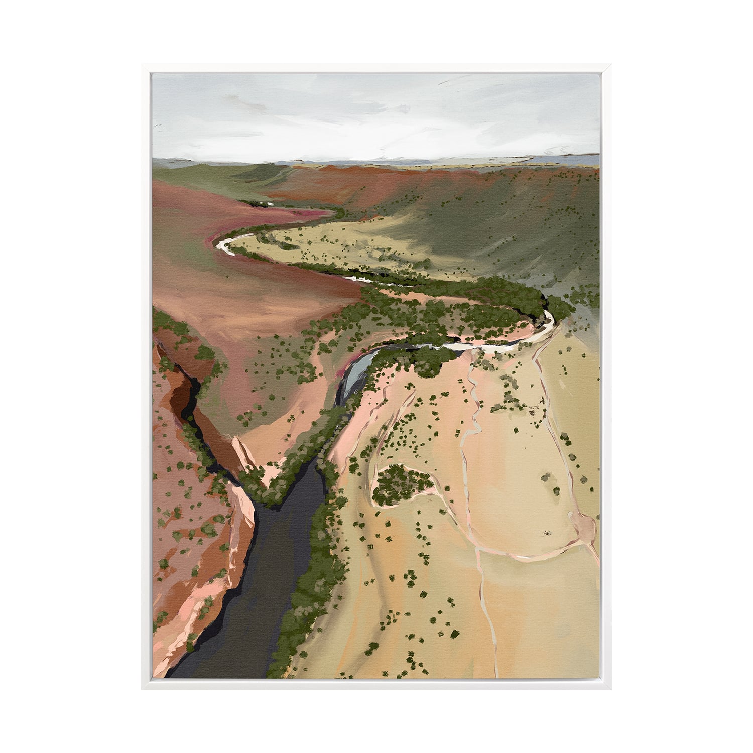 Where The River Runs Printed Wall Art