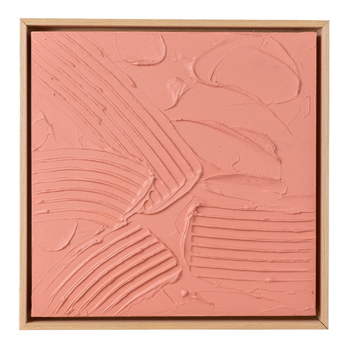 Candy Pink Framed Canvas Wall Art Temple & ster