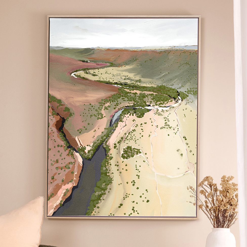 Where the River Runs Printed Wall Art