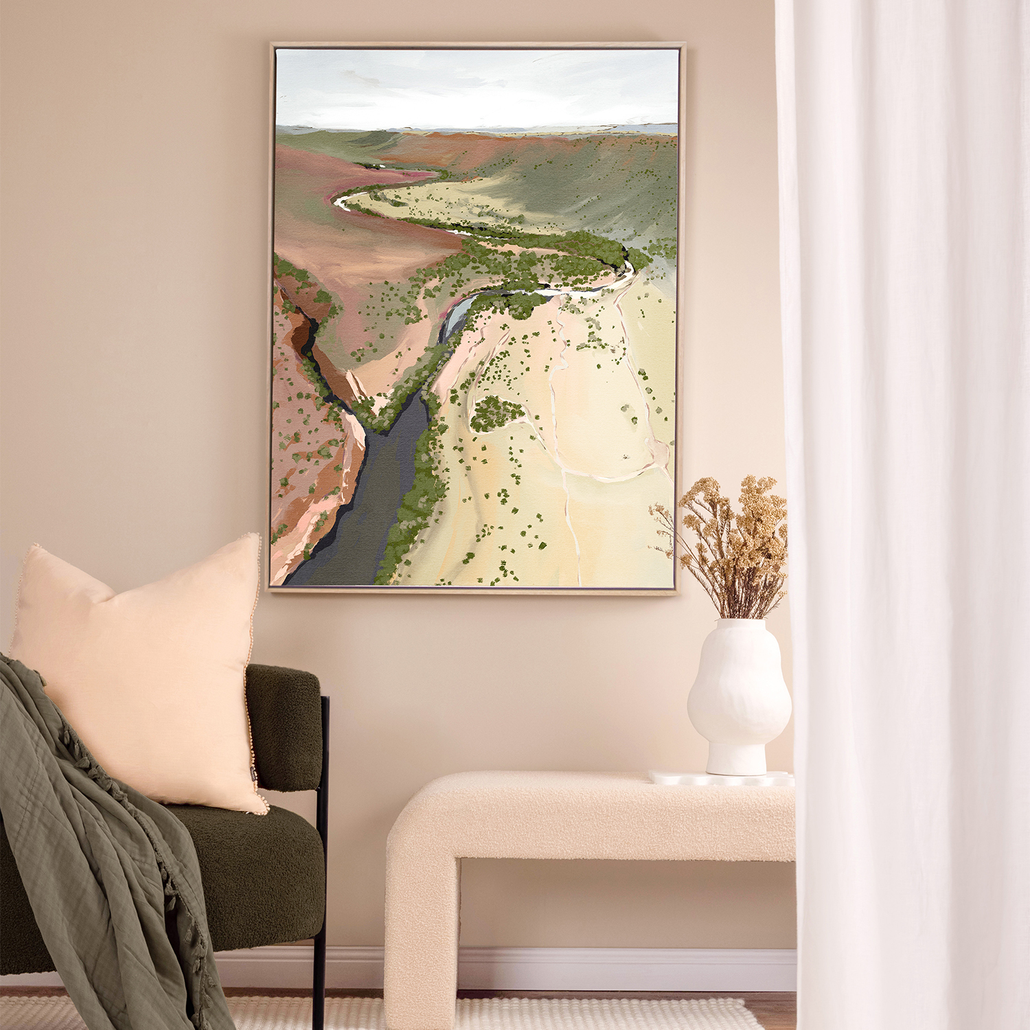Where the River Runs Printed Wall Art