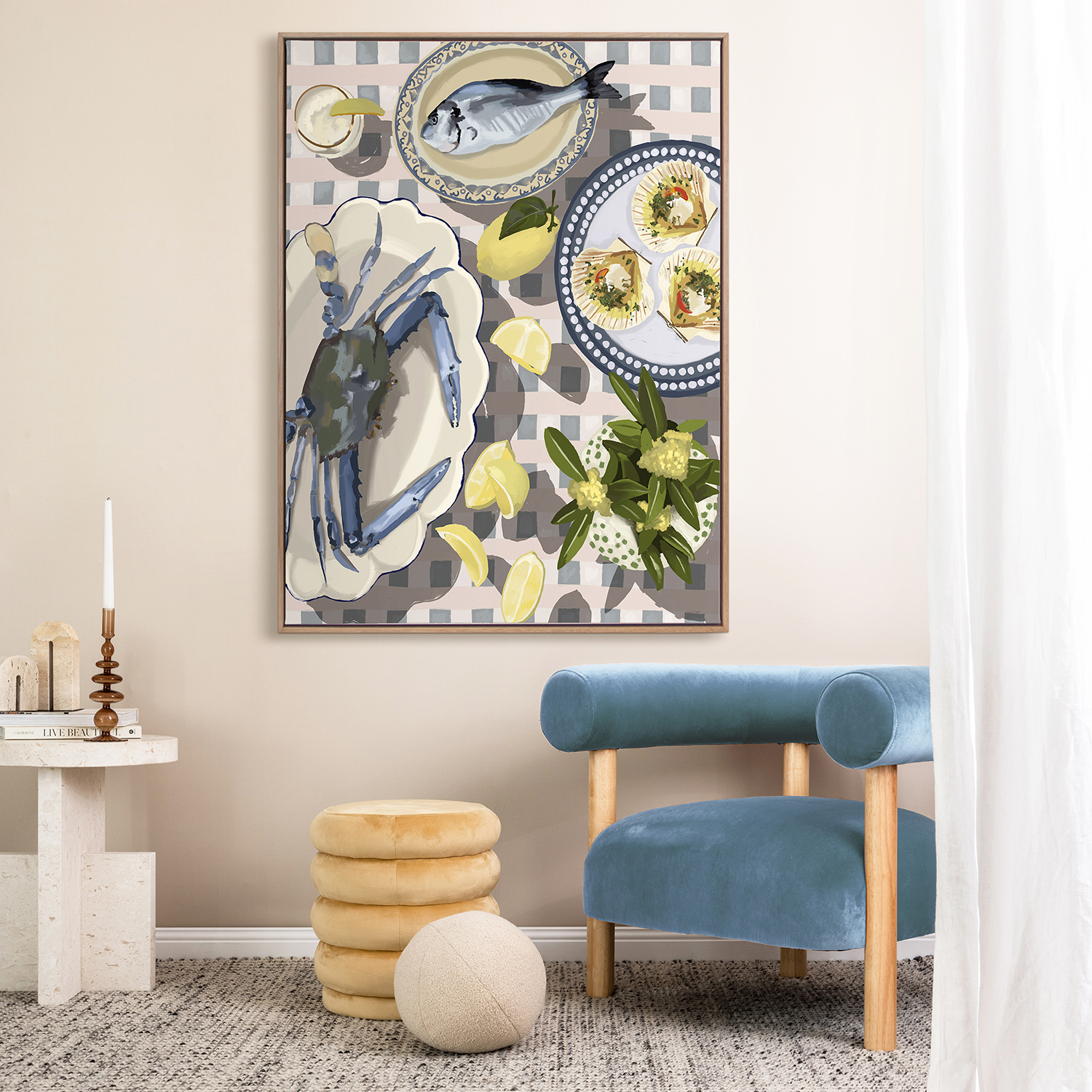 Sunset Feast Printed Wall Art