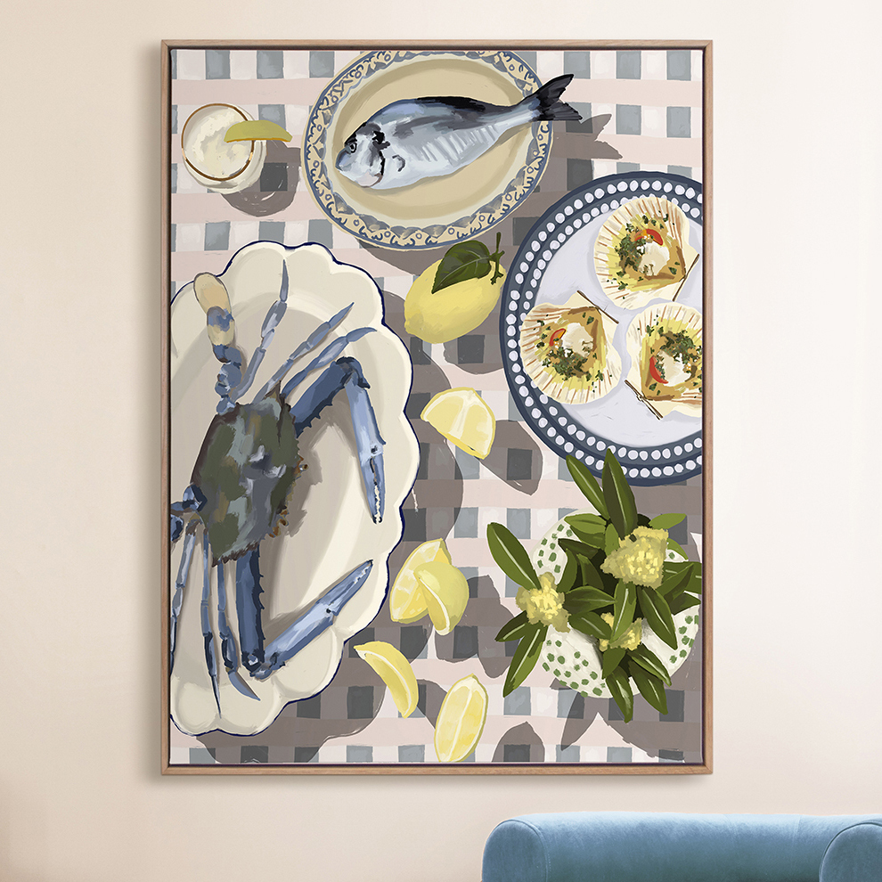 Sunset Feast Printed Wall Art