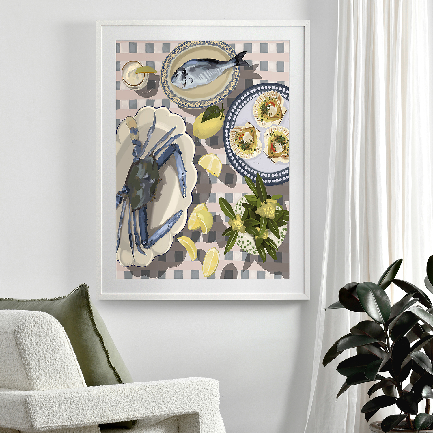 Sunset Feast Printed Wall Art