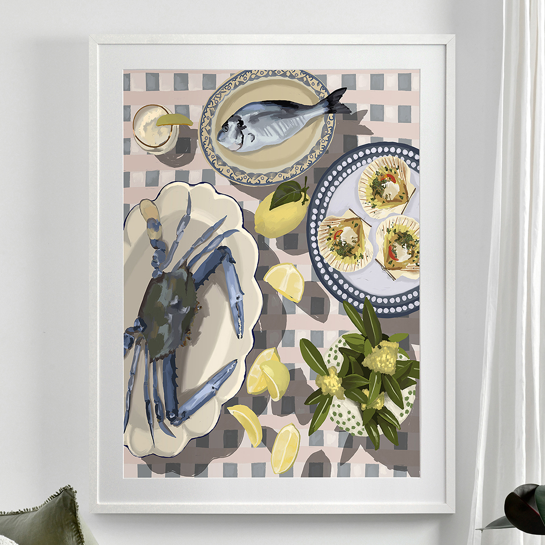 Sunset Feast Printed Wall Art