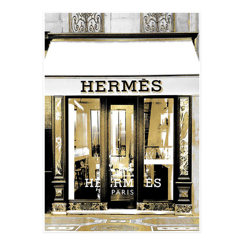 Hermes in Gold Unframed Paper Print