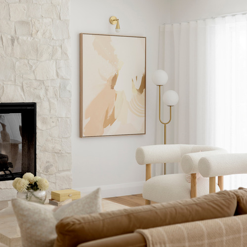 Neutral Flows I Printed Wall Art