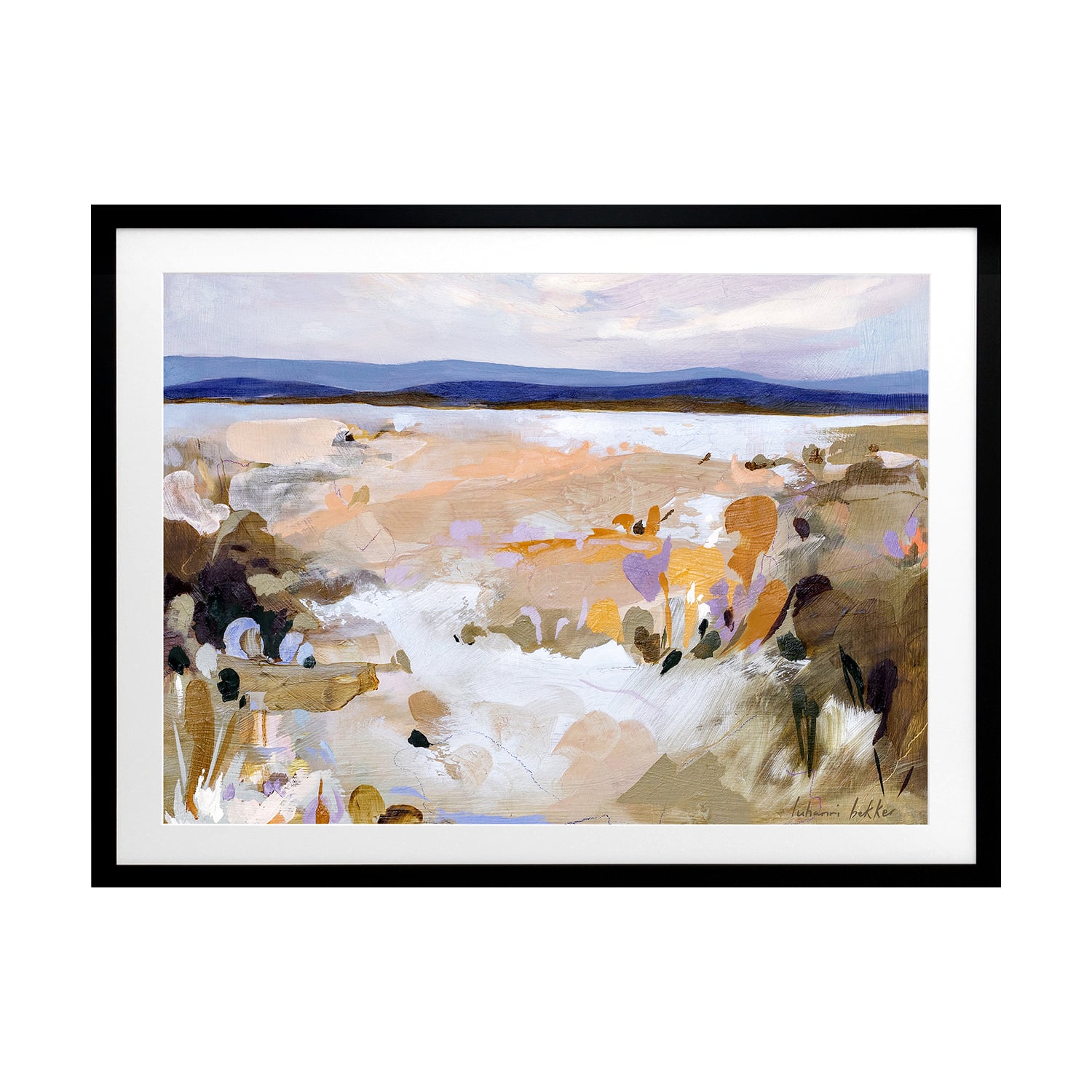 Ochre & Purple Cederberg Printed Wall Art