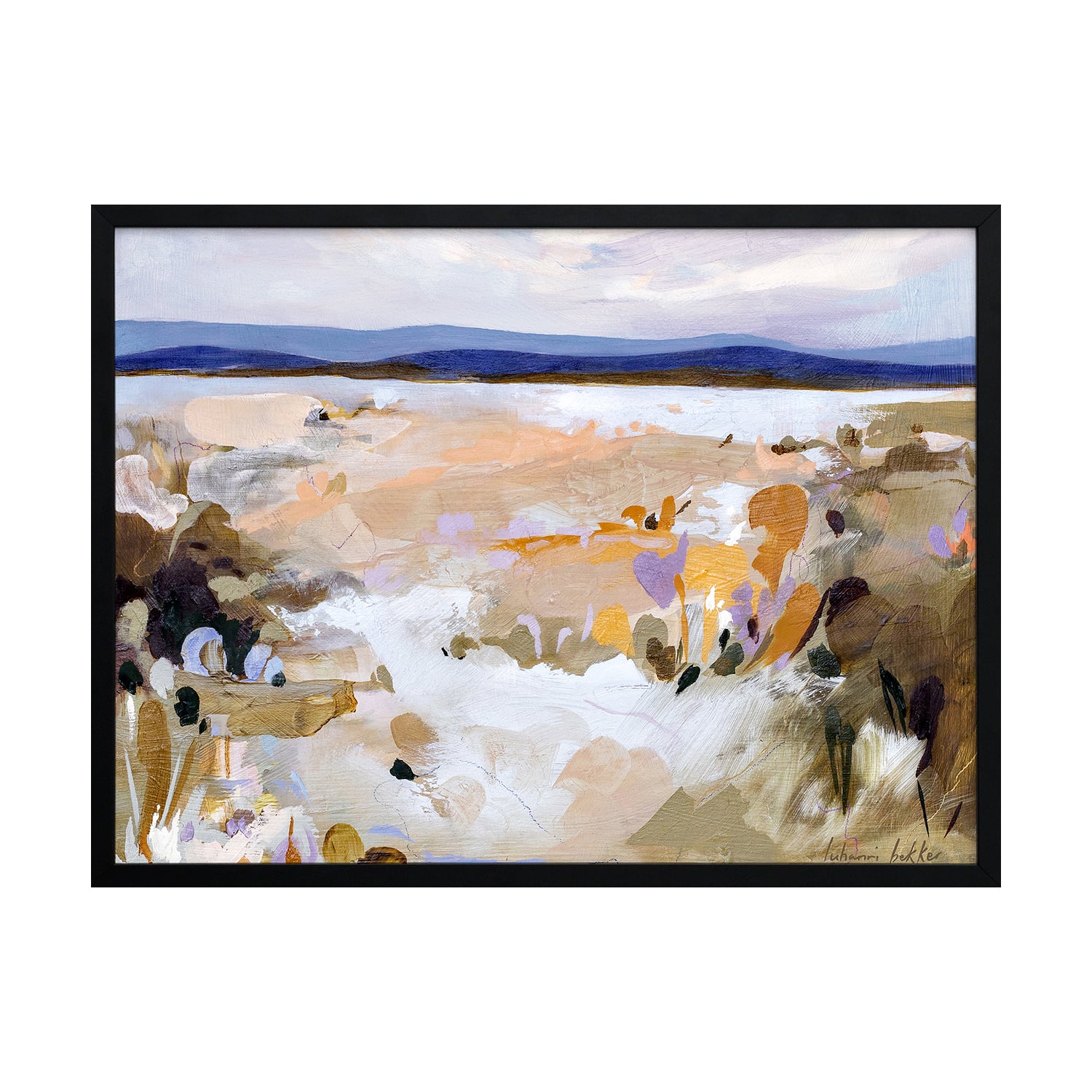 Ochre & Purple Cederberg Printed Wall Art