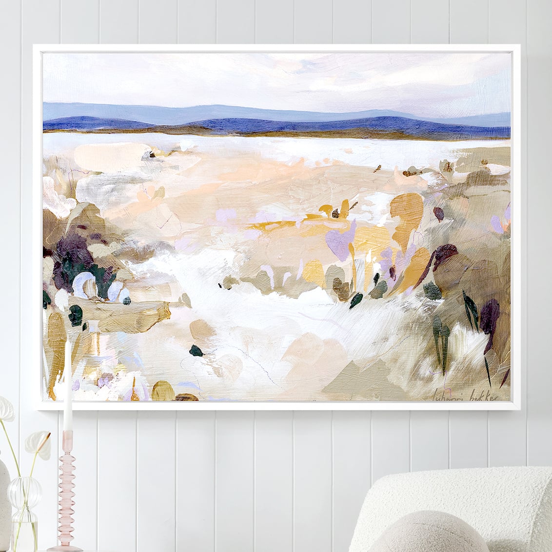 Ochre & Purple Cederberg Printed Wall Art