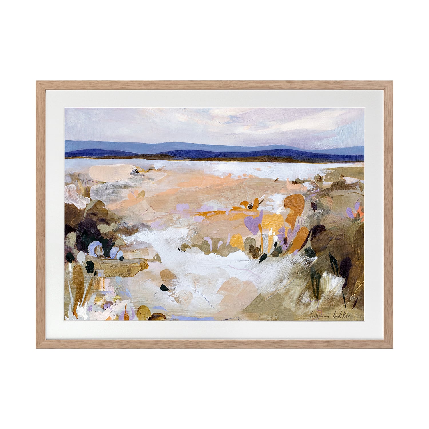 Ochre & Purple Cederberg Printed Wall Art
