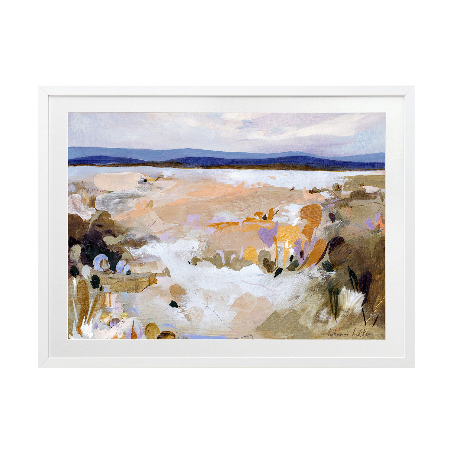 Ochre & Purple Cederberg Printed Wall Art