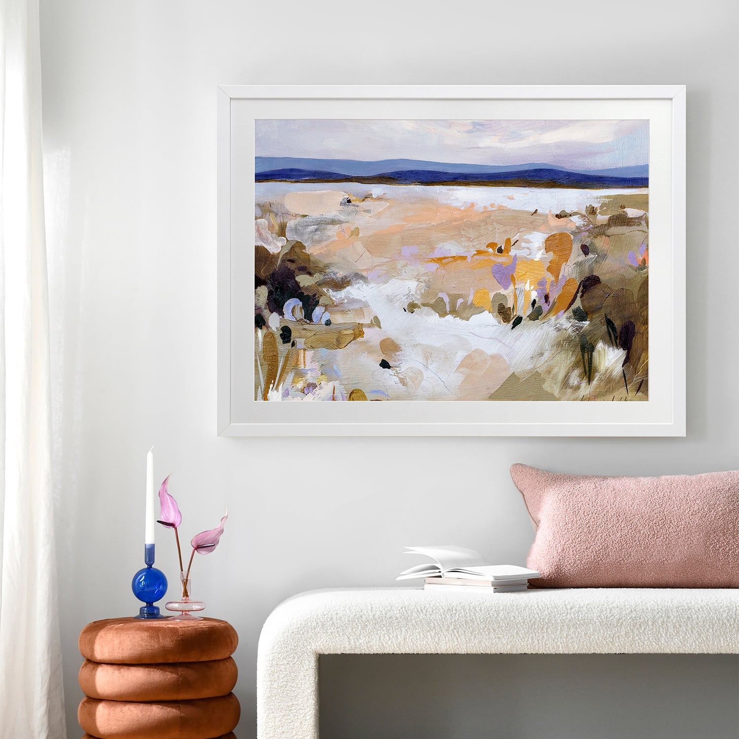 Ochre & Purple Cederberg Printed Wall Art