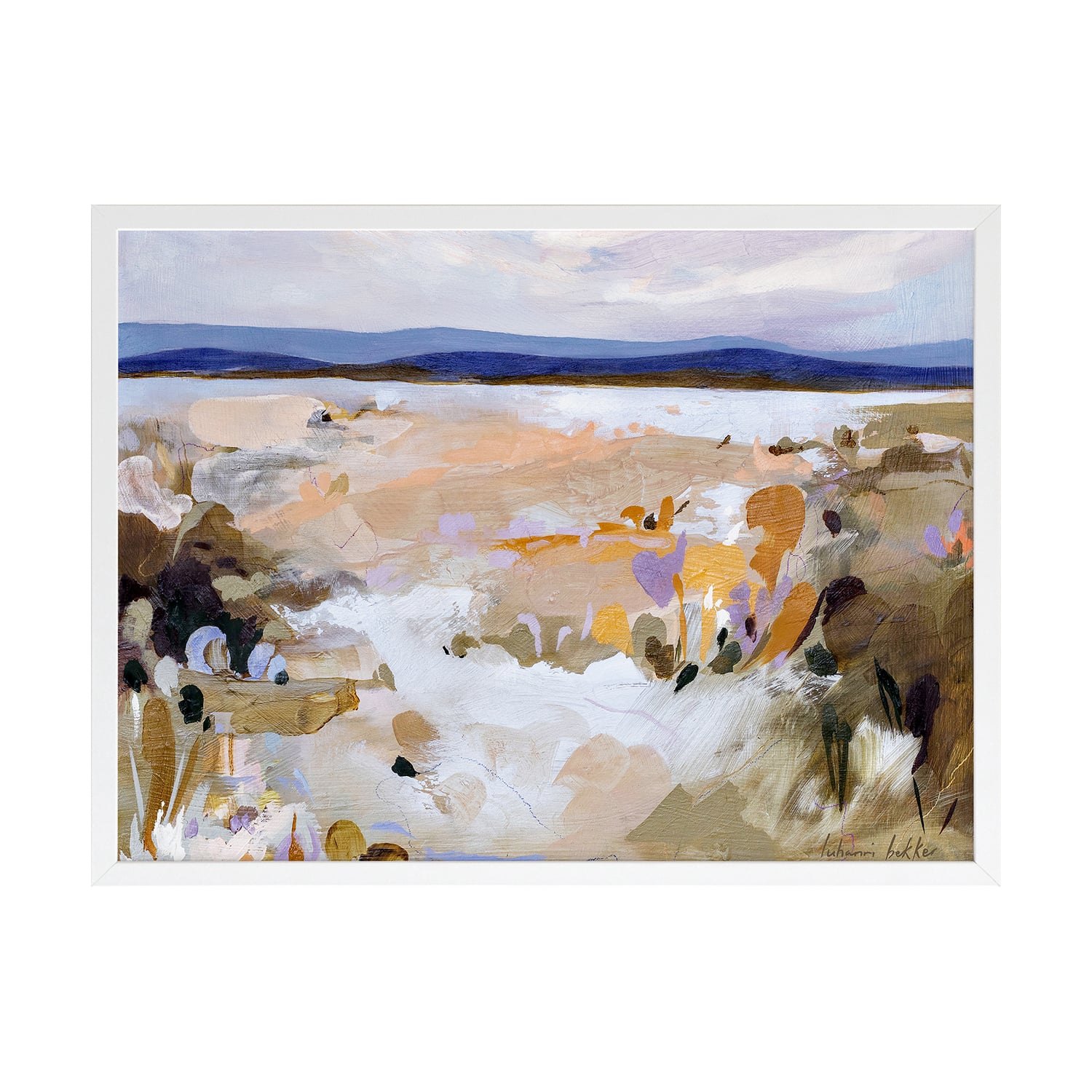 Ochre & Purple Cederberg Printed Wall Art