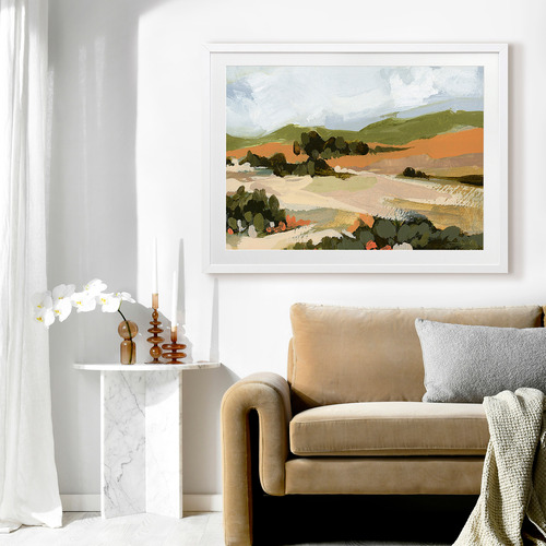 Alcove Studio Rolling Hills Printed Wall Art | Temple & Webster