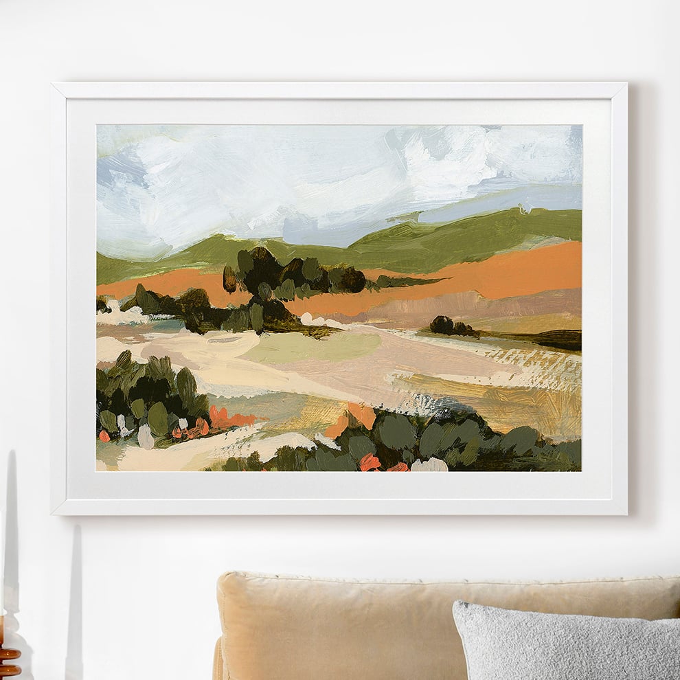Rolling Hills Printed Wall Art
