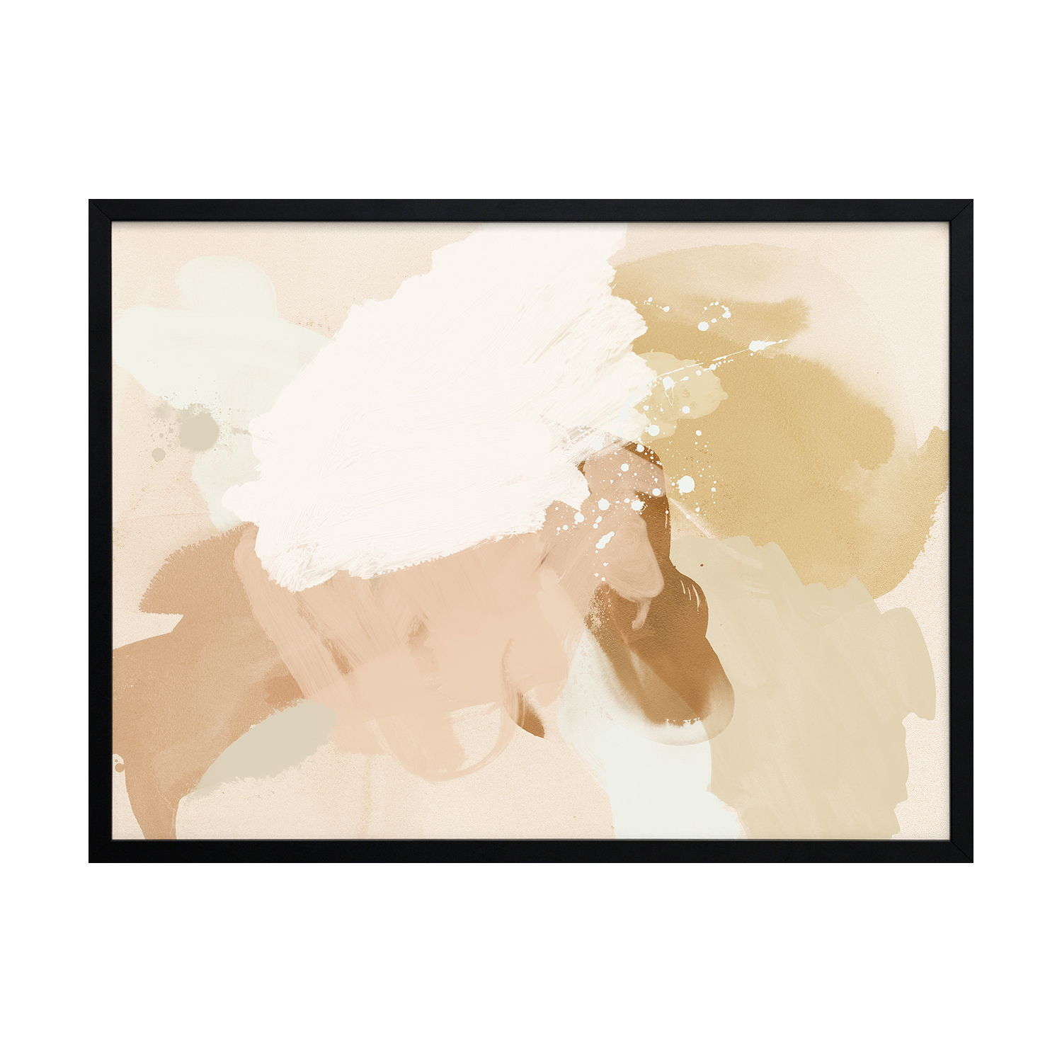 Neutral Flows II Printed Wall Art
