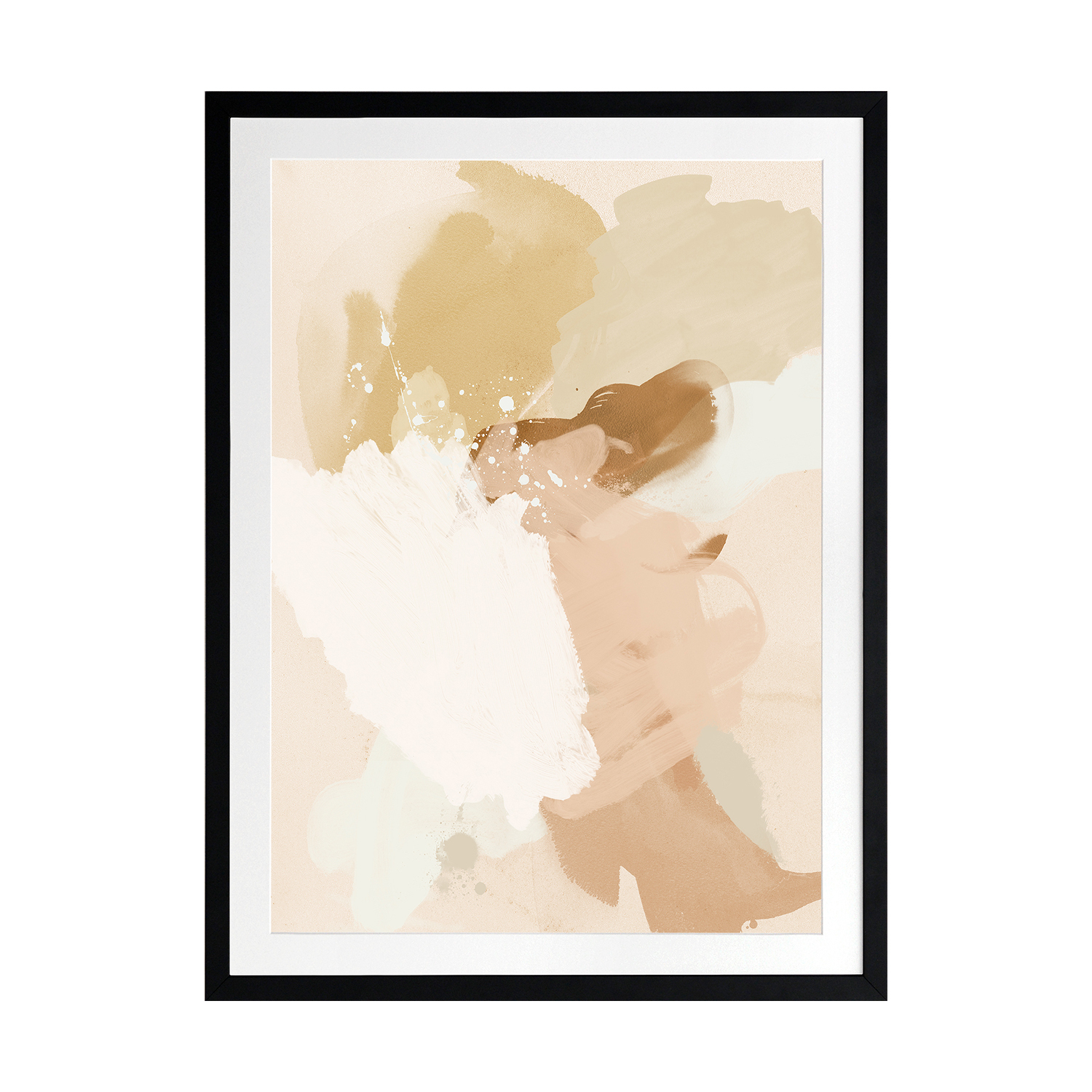 Neutral Flows II Printed Wall Art