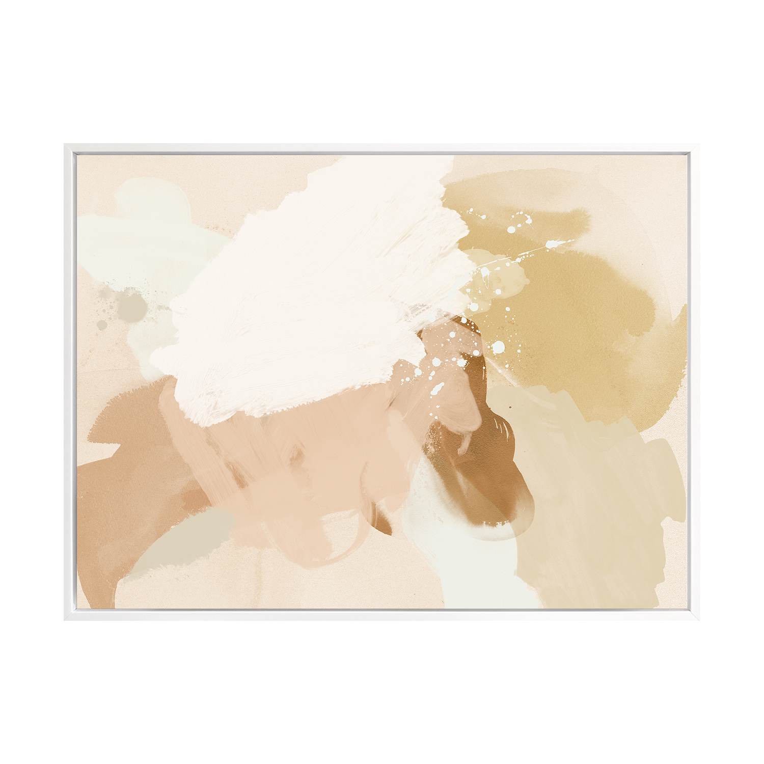 Neutral Flows II Printed Wall Art