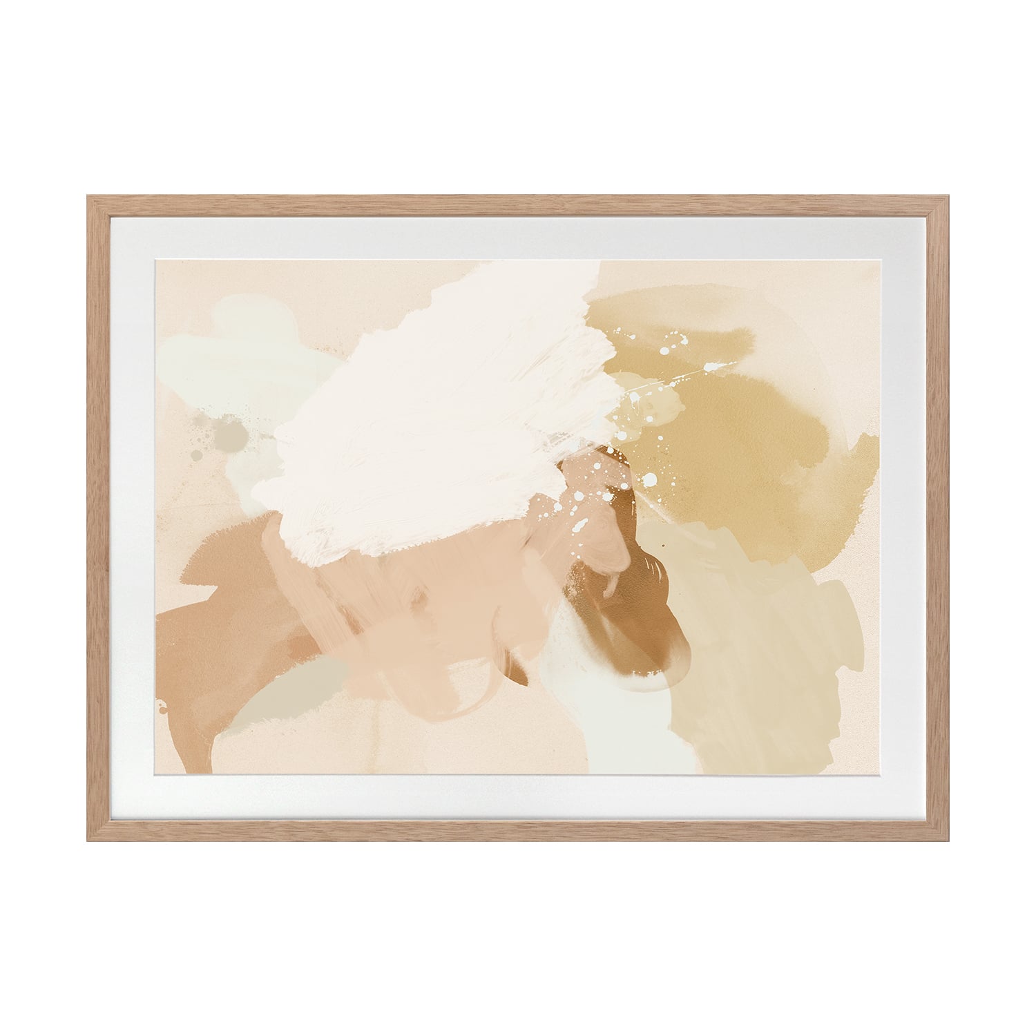 Neutral Flows II Printed Wall Art