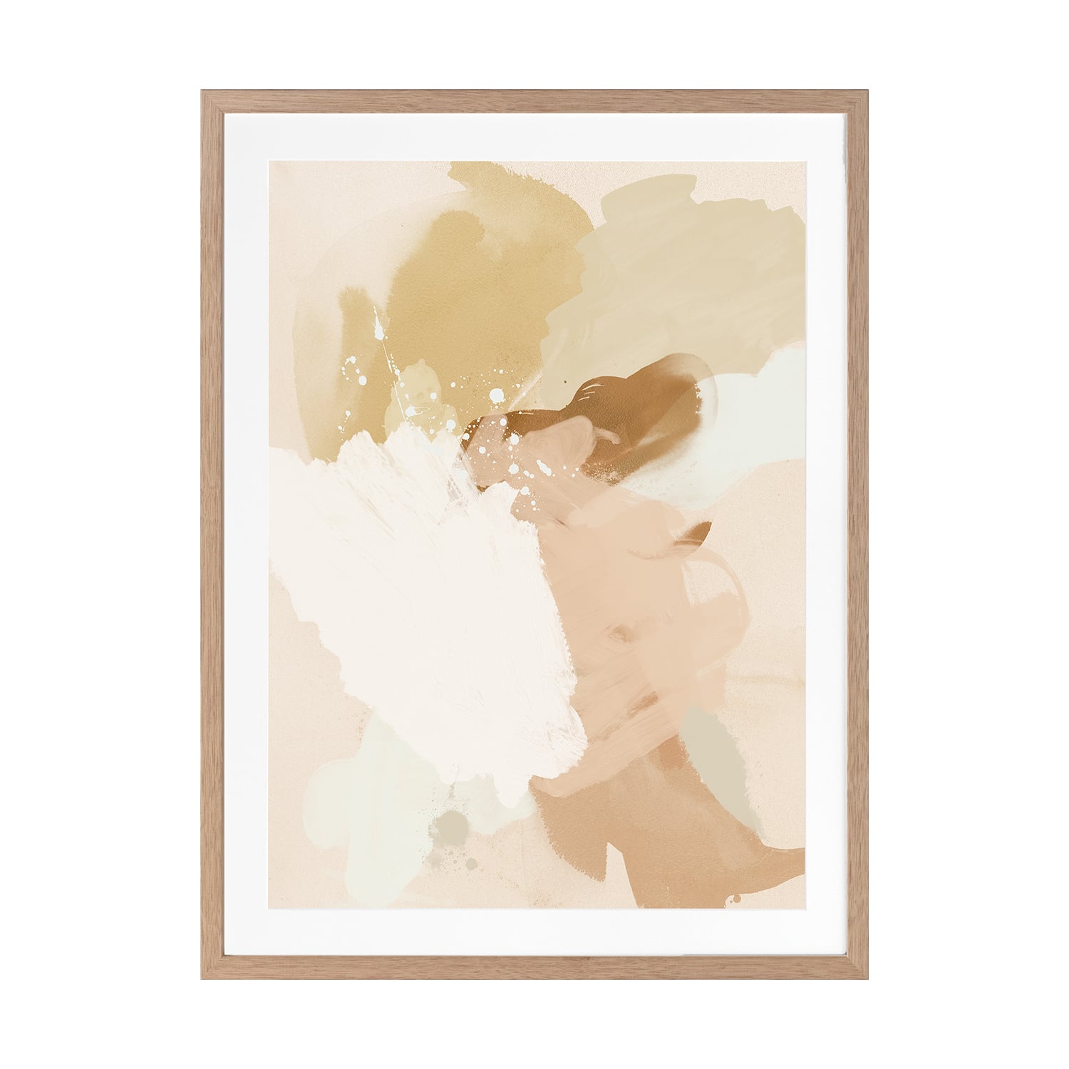 Neutral Flows II Printed Wall Art