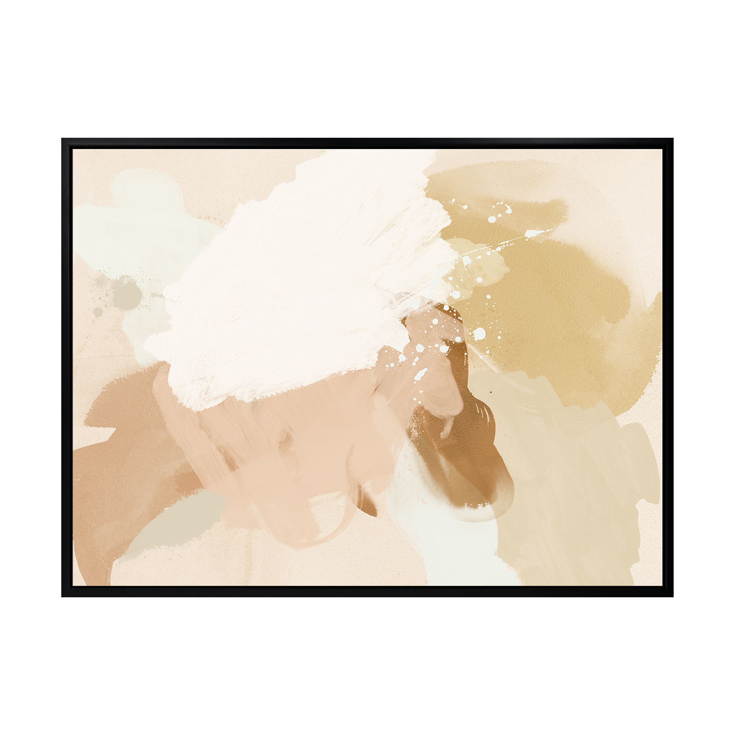 Neutral Flows II Printed Wall Art