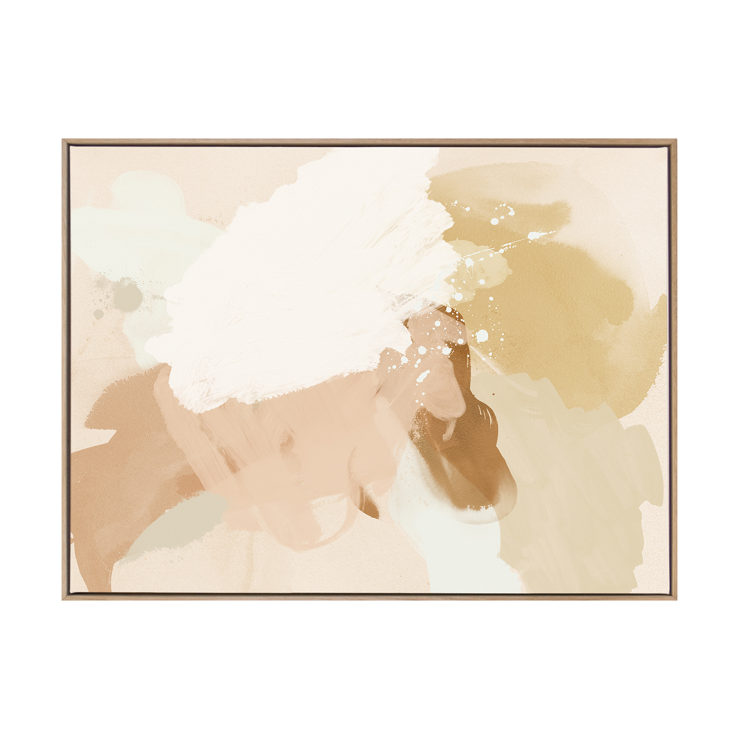 Neutral Flows II Printed Wall Art