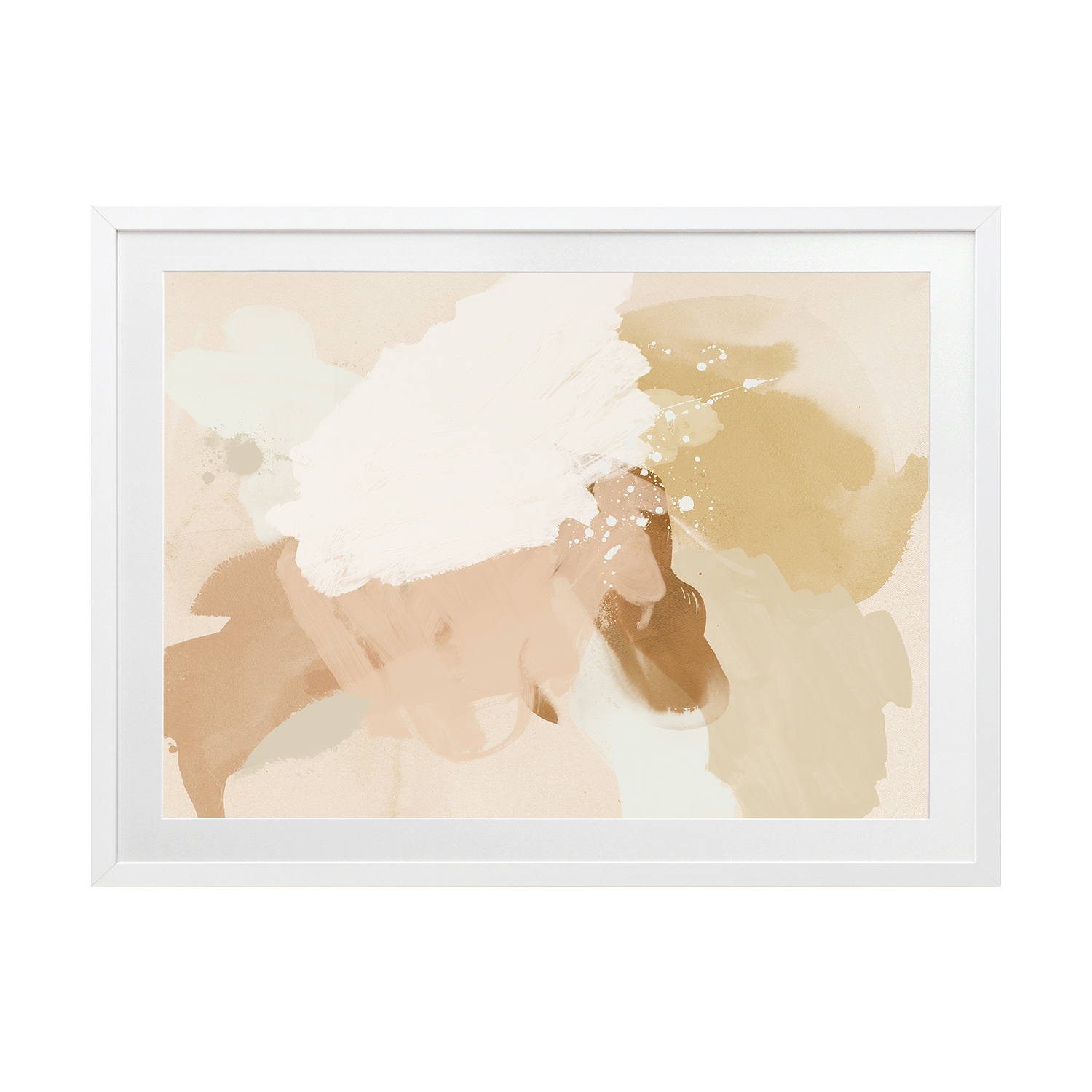 Neutral Flows II Printed Wall Art