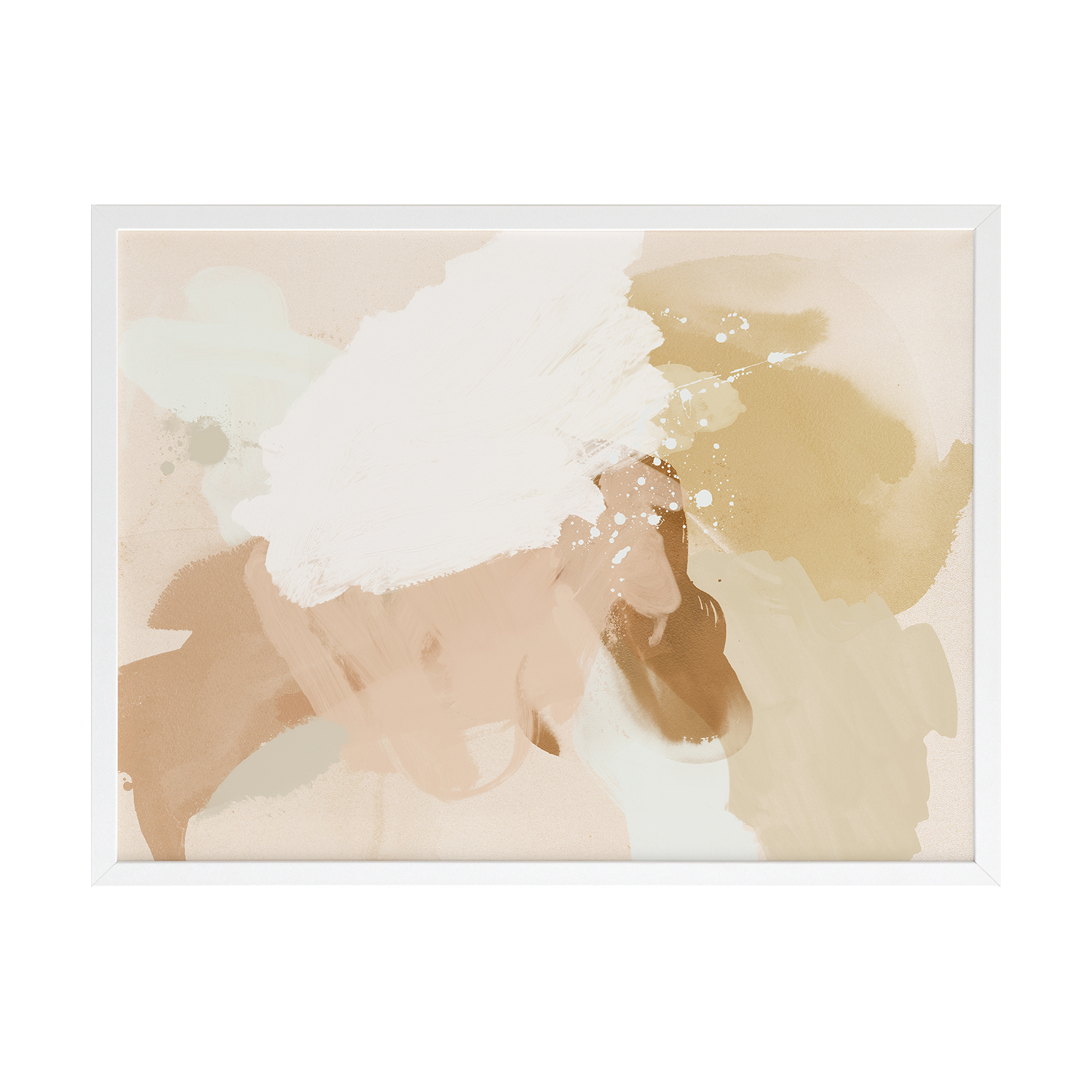 Neutral Flows II Printed Wall Art