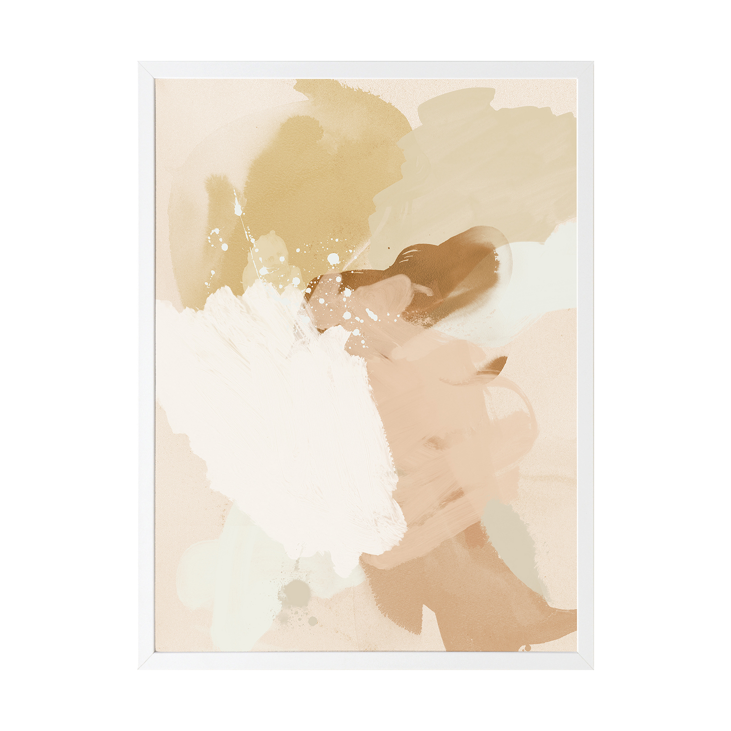 Neutral Flows II Printed Wall Art