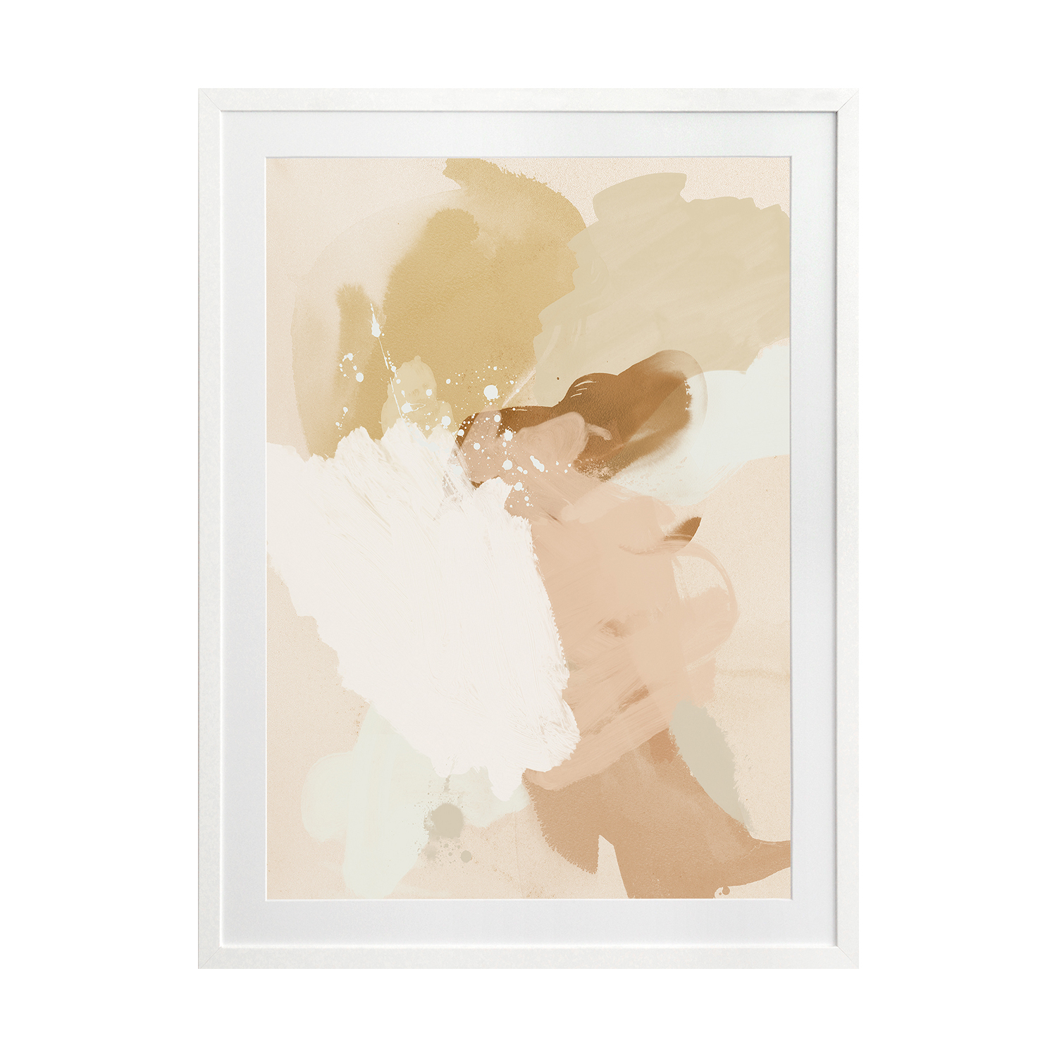 Neutral Flows II Printed Wall Art