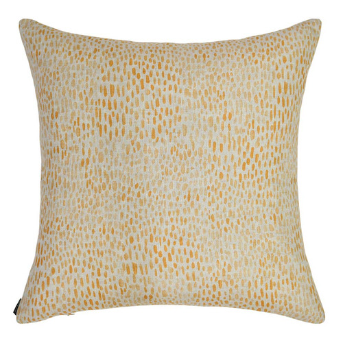 Golden Picnic Linen Cushion