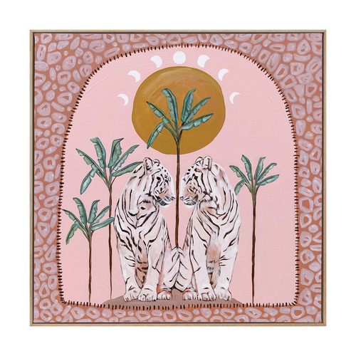 Days on End Pink Printed Wall Art