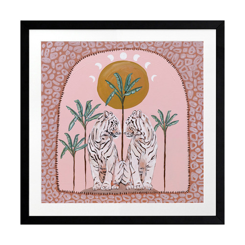 Days on End Pink Printed Wall Art