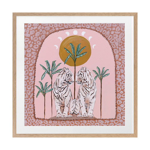 Days on End Pink Printed Wall Art