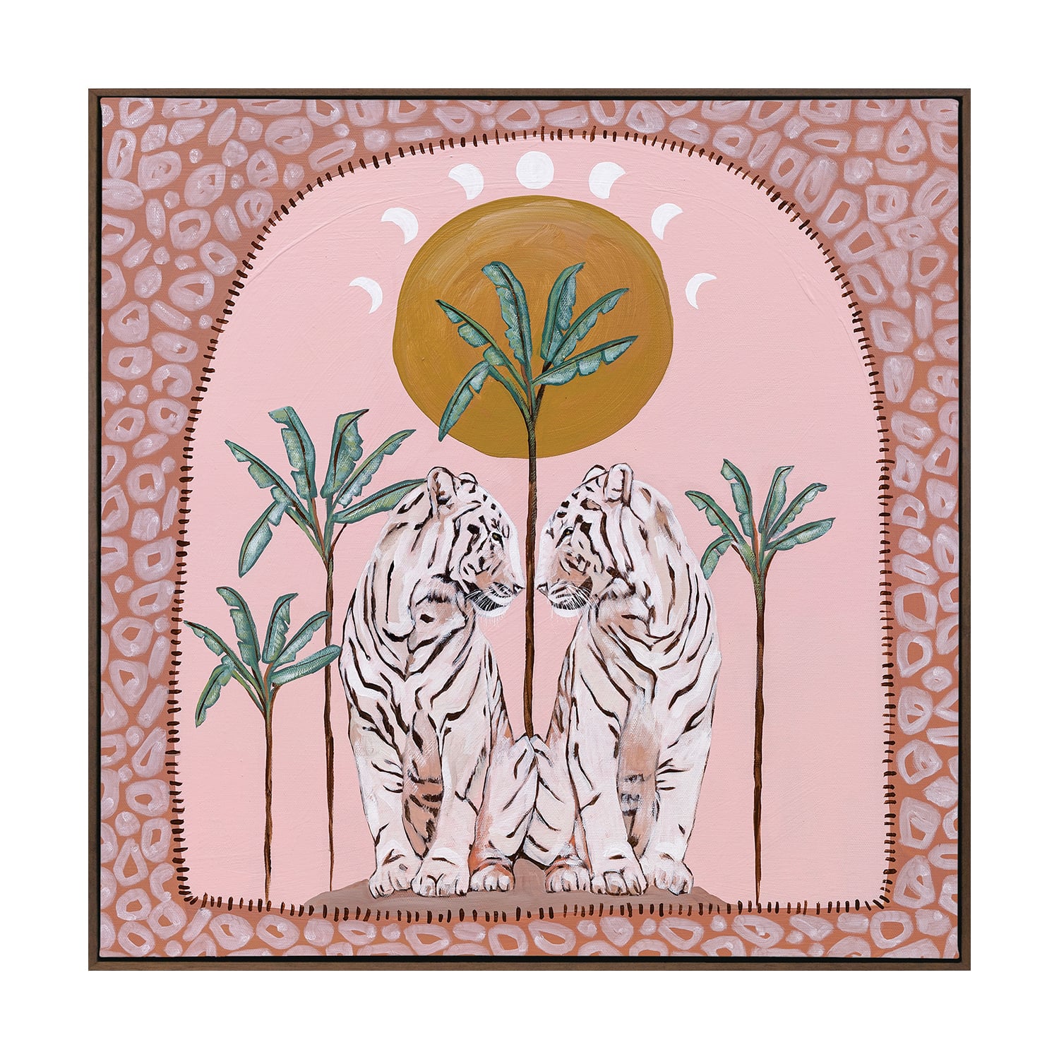Days on End Pink Printed Wall Art