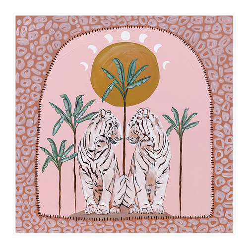 Days on End Pink Printed Wall Art