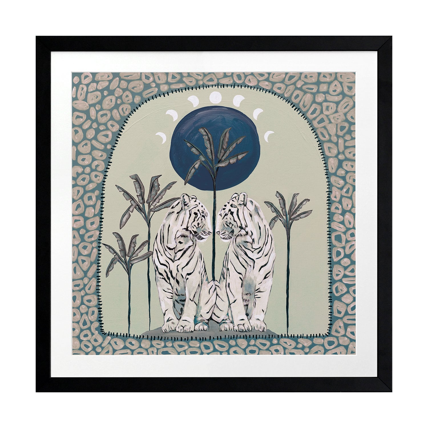 Days on End Green Printed Wall Art