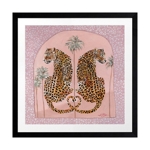 Synchronicity Pink Printed Wall Art
