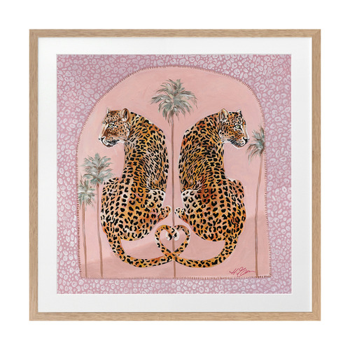 Synchronicity Pink Printed Wall Art