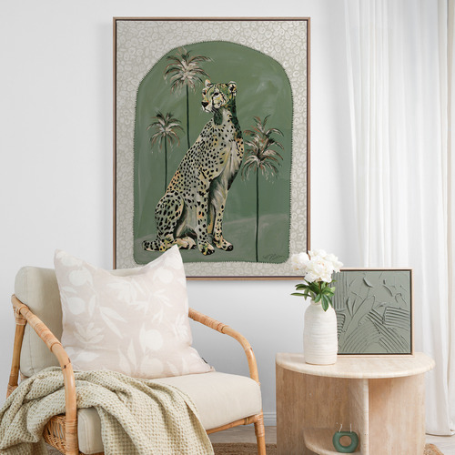 Thinking of You Green Printed Wall Art